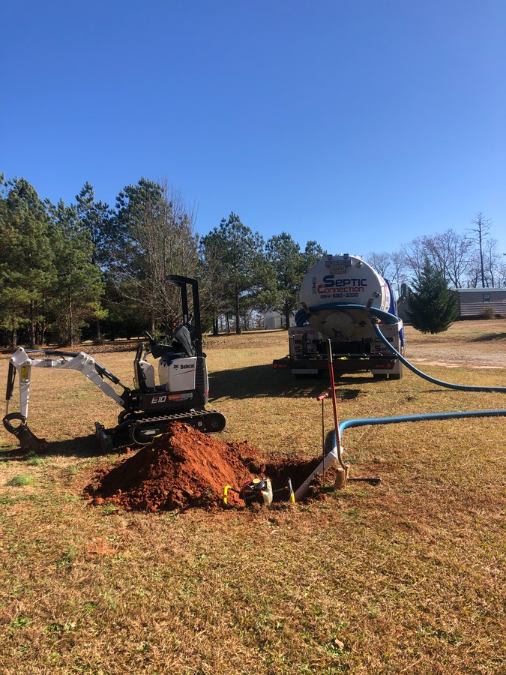 Backhoe Pits for Soil Testing